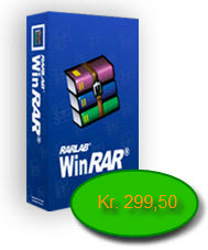Køb WinRAR for kr. 299,50